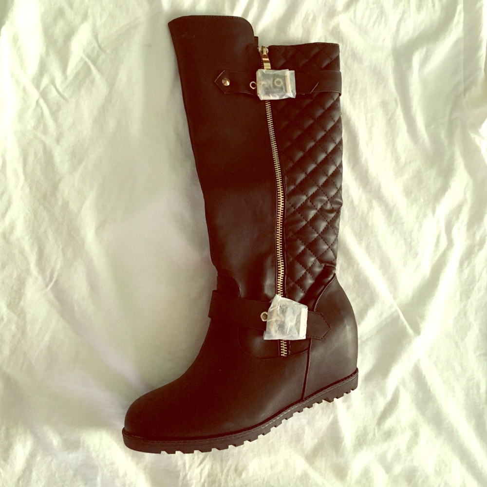 Hidden Wedge Boots